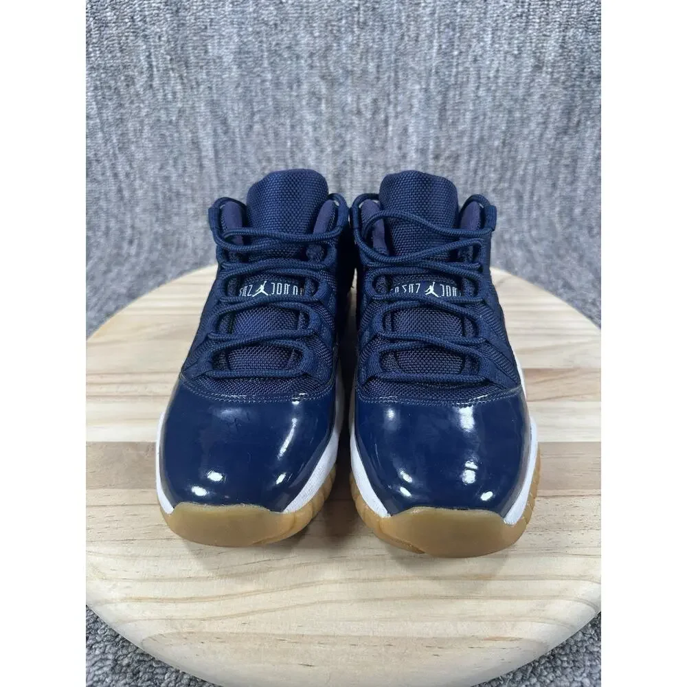 Pre-Owned Nike Air Jordan 11 GS Retro Low Navy Gum Size 4.5y